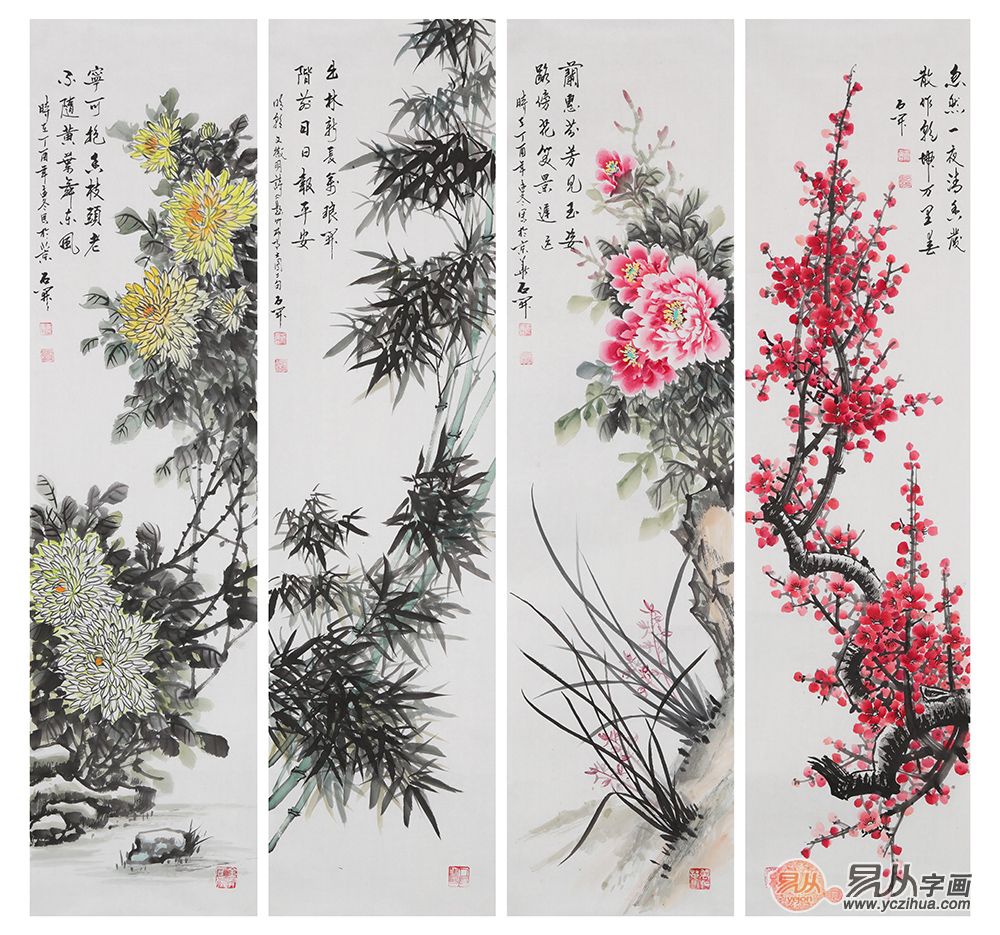 石开|梅兰竹菊|红梅_新浪新闻