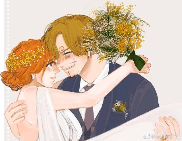 布琳根本没戏,娜美才是山治的真爱,他做梦都想要把娜美娶回家