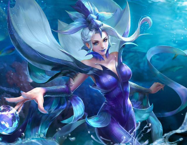 王者荣耀甄姬传说级皮肤洛水女神即将上线特效完胜海洋之心
