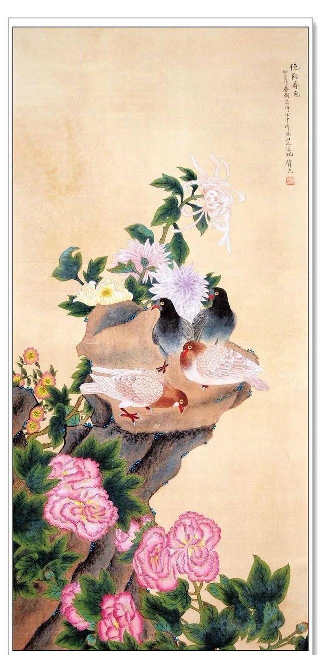 钟质夫清新俊逸的花鸟欣赏