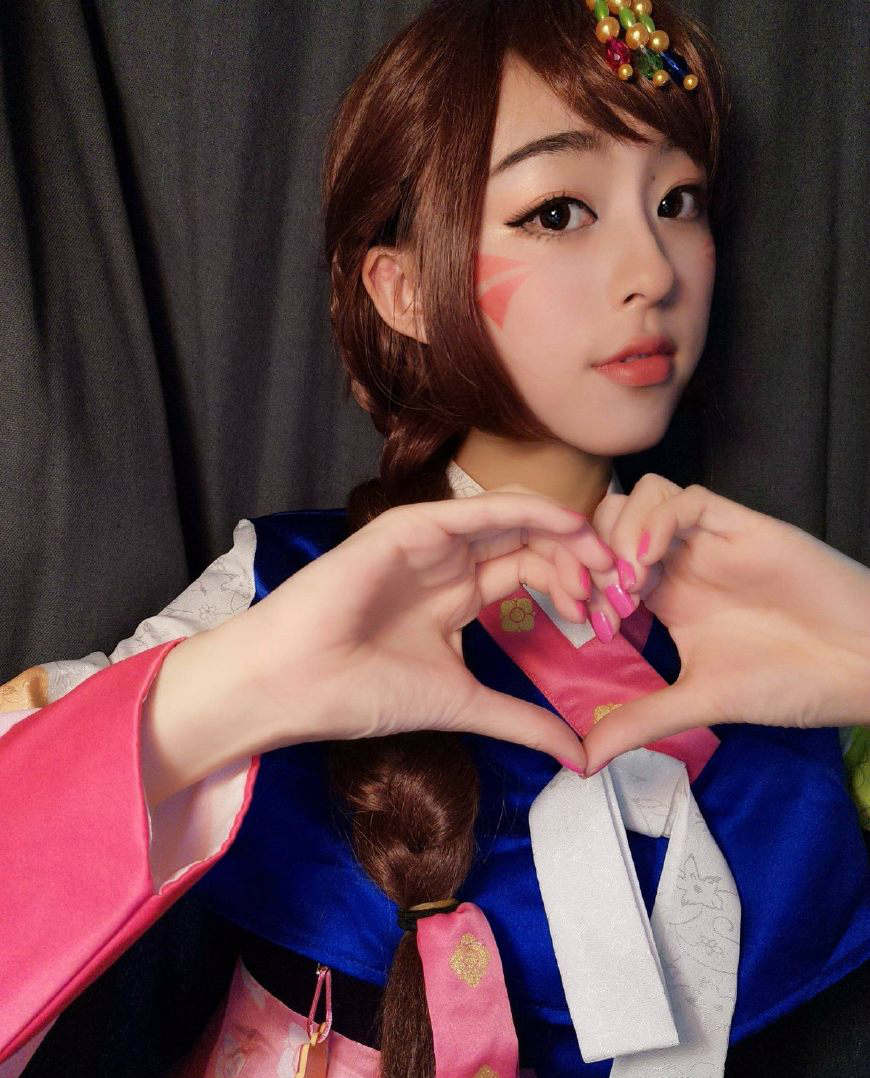 守望先锋dva经典cos这才是我心中的那个女神