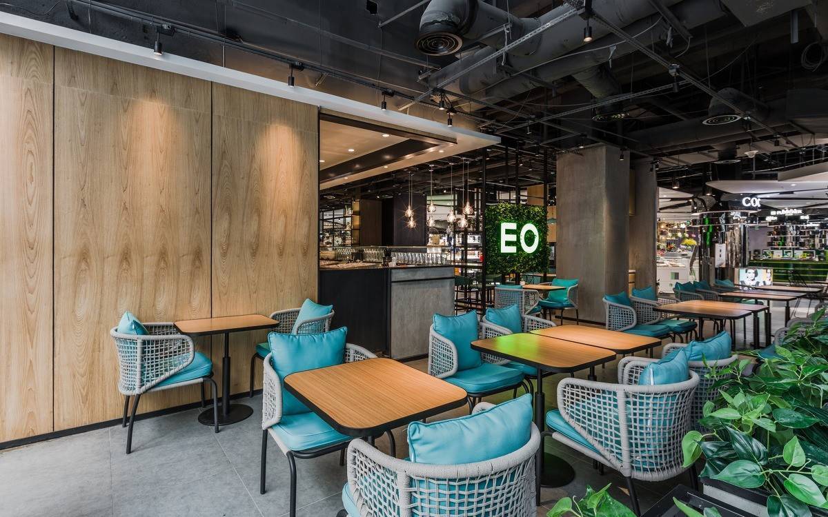 健康轻食主义——沙拉店的绿色新设计