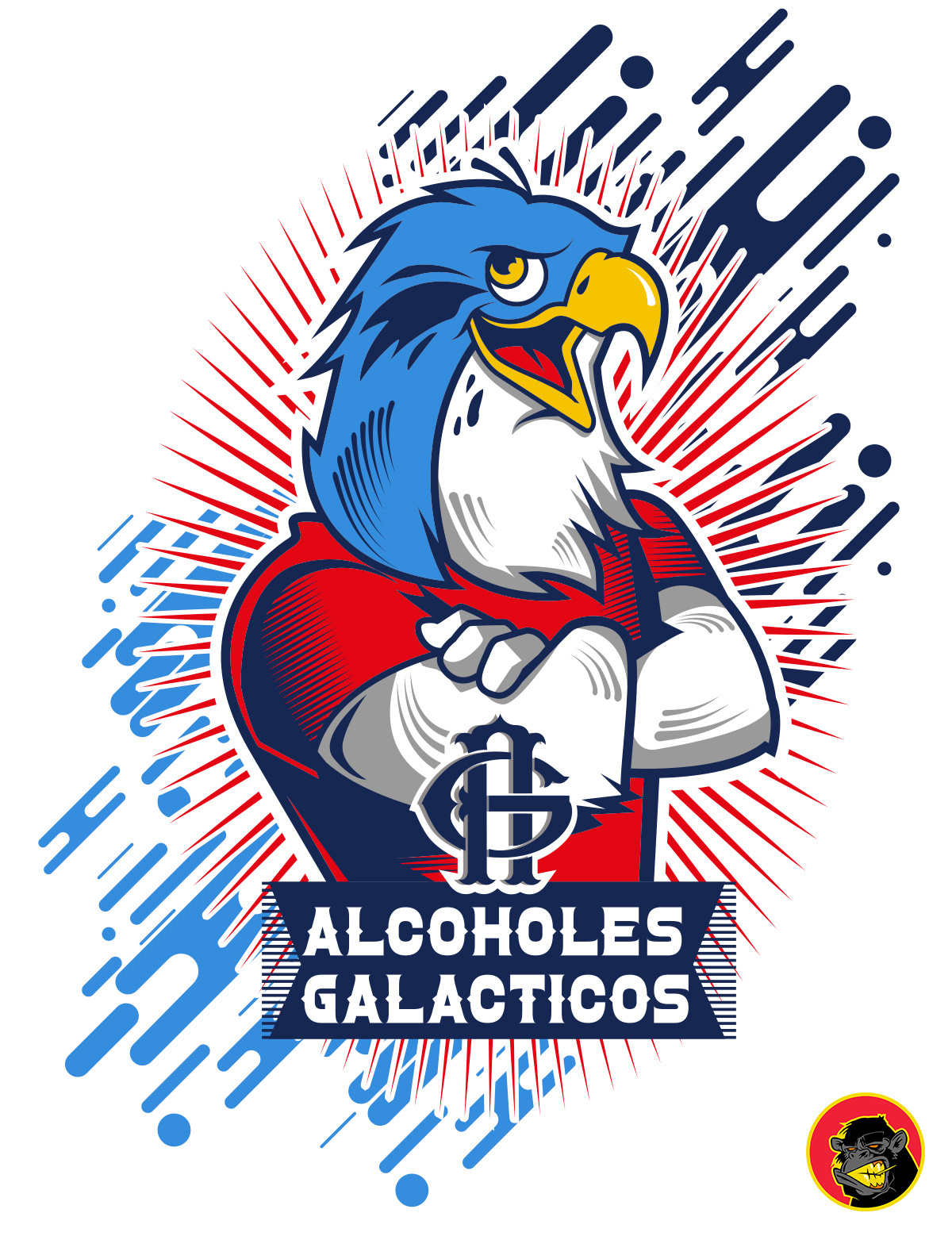 t恤印花设计illustration digital art character design插图 数码