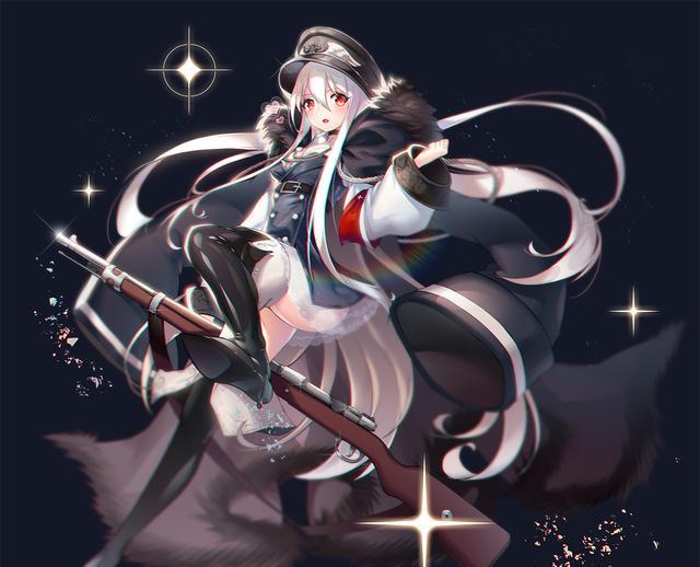 《少女前线》小姐姐kar98k毛瑟步枪二次元动漫图集__财经头条