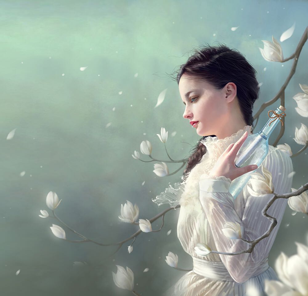 唯美空灵的插画作品 / 来自投稿: 猫叔彼得潘