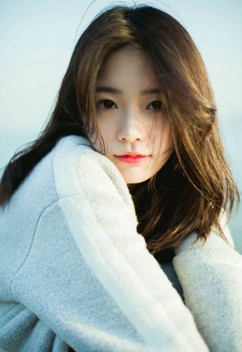 海岸边气质森系女神高颜值随性范写真集