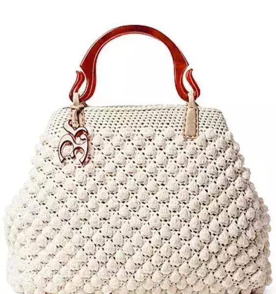 钩编的包包能钩的这么美不可思议看的人都抢着定了