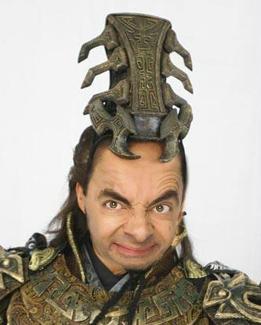 憨豆被p图恶搞,真的没有违和感,看到最后一张我笑