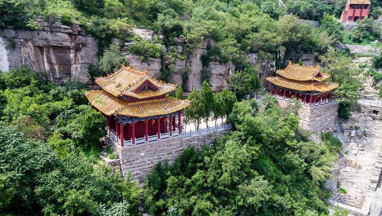中国七大悬空寺之河南省鹤壁市淇县朝阳寺