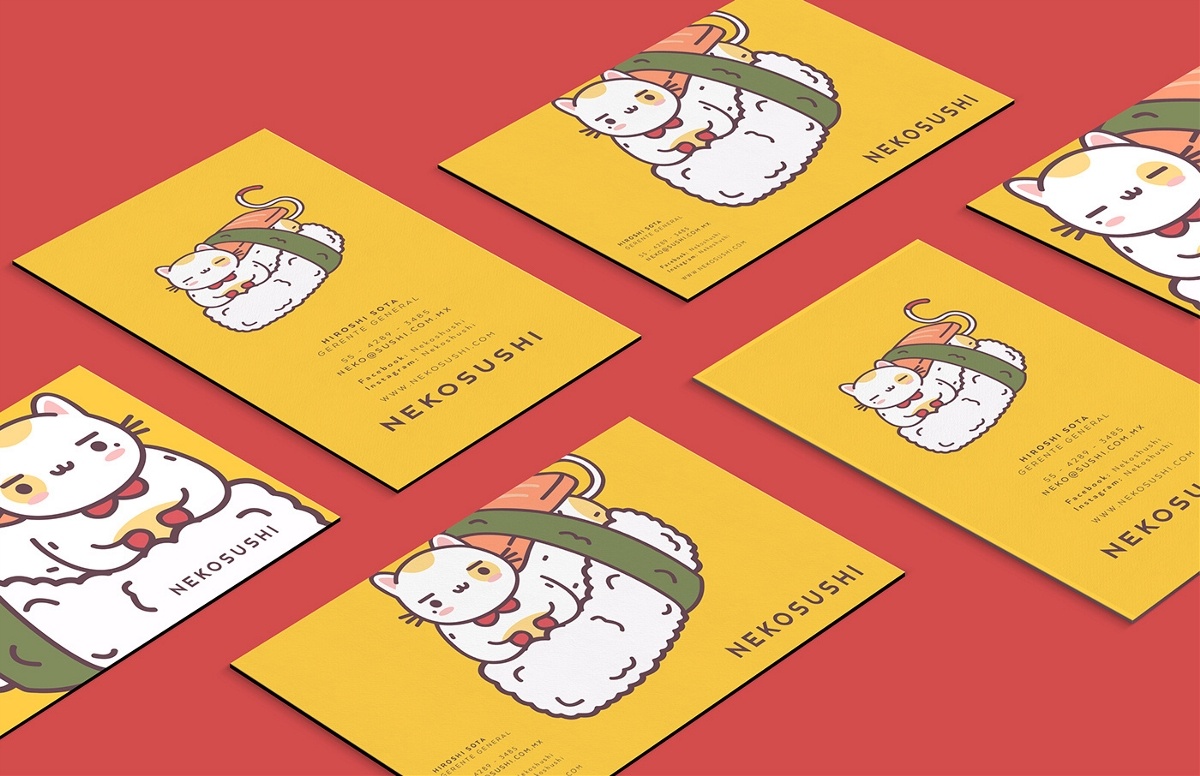 nekosushi寿司logo设计一只可爱的小猫和寿司设计成logo哈哈,我要咬一