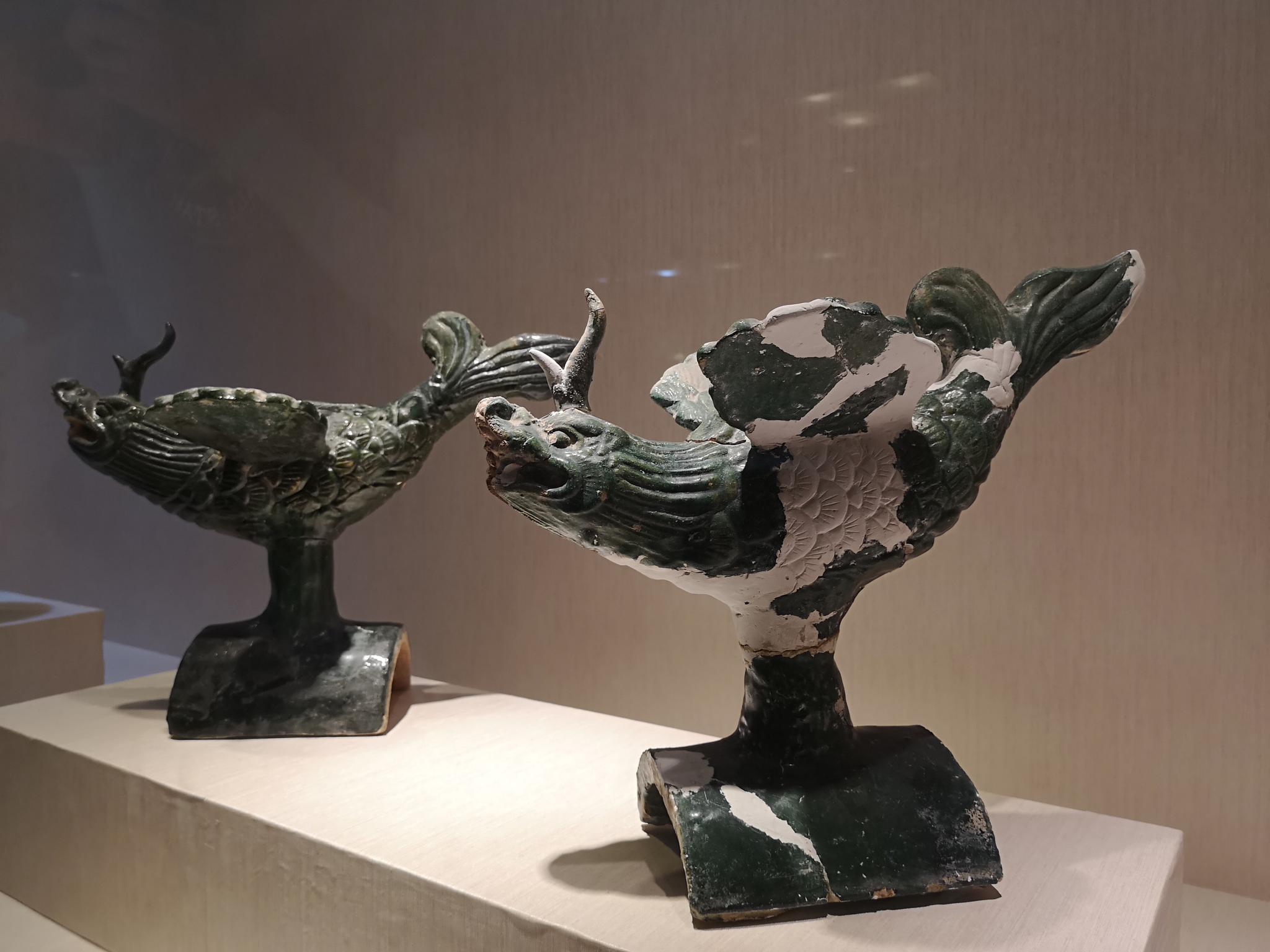 银川西夏王陵出土的西夏(1038年—1227年)琉璃建筑构件