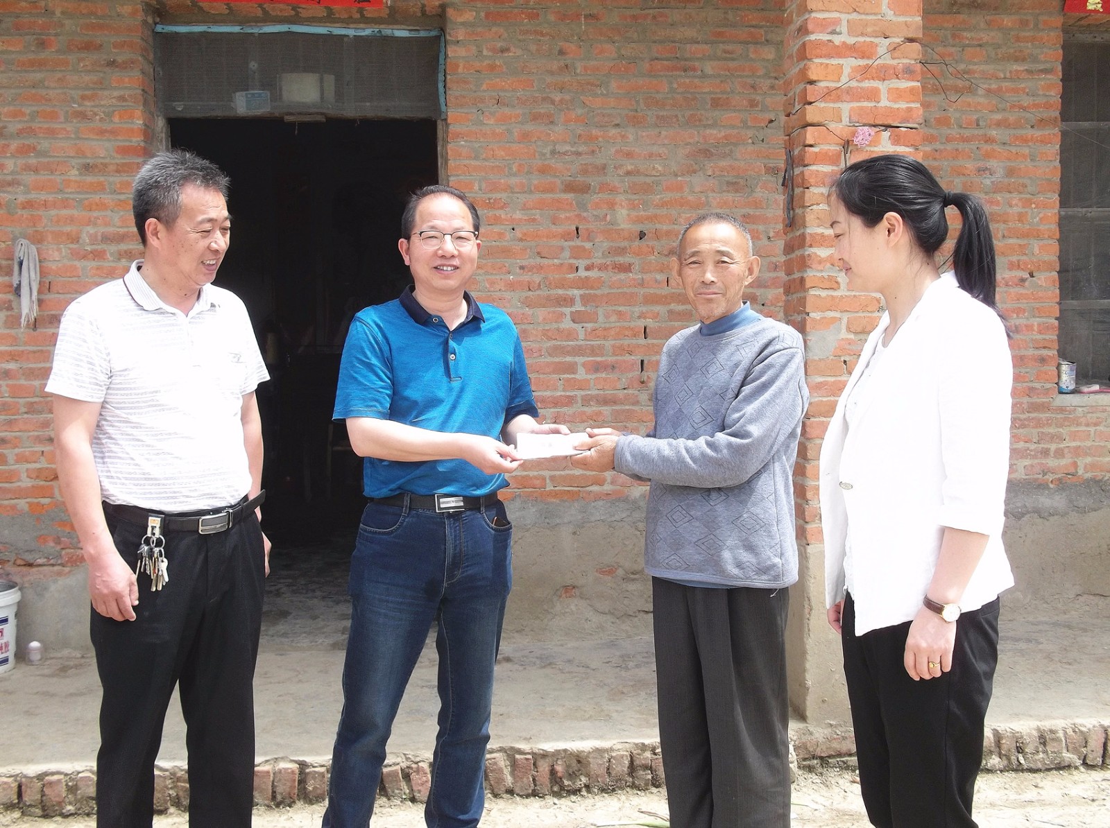 六安市霍邱县宋店乡一在外成功人士捐款助困不留名