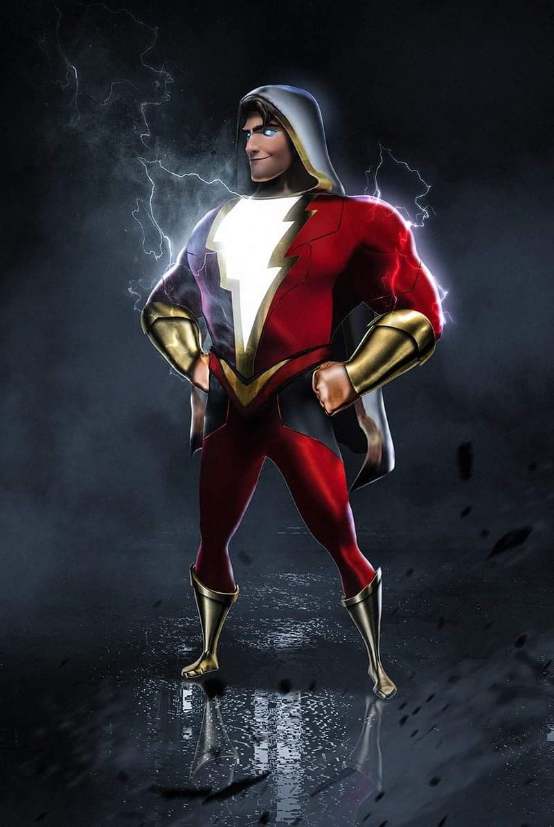 boos logic大神创造的q版沙赞,黑亚当,钢铁侠,小丑女!