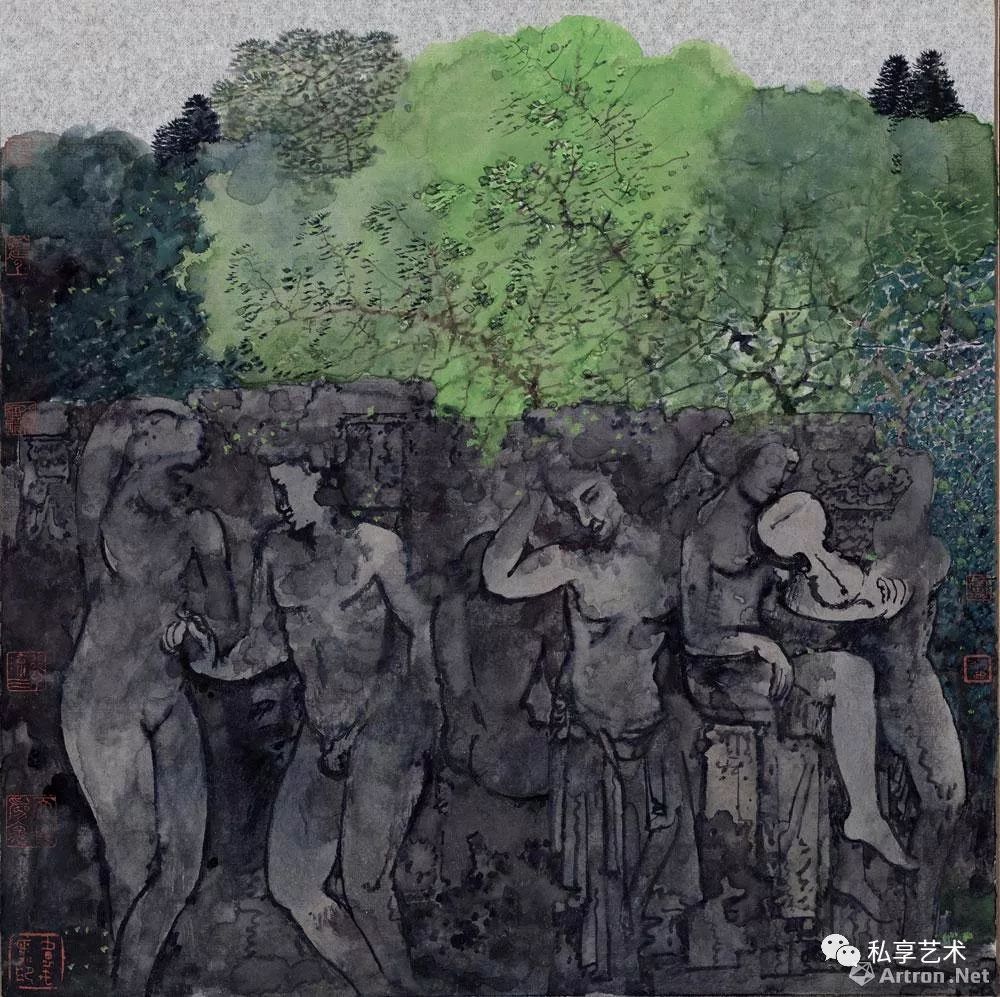 域外写生丨卢禹舜100幅欧洲,亚洲人文风光写生作品精选