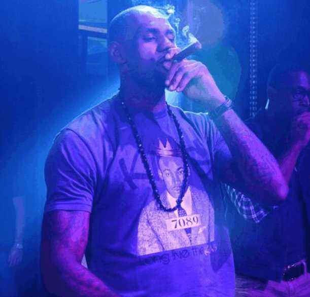 5.詹姆斯尽情享受