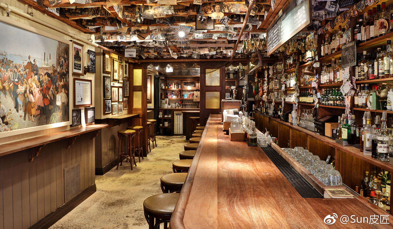 纽约曼哈顿街区的酒吧和餐厅看着这满满设计感的装饰
