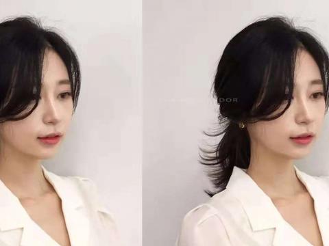 什么样的女生留八字刘海会好看?|刘海|八字|吹风机_新浪新闻