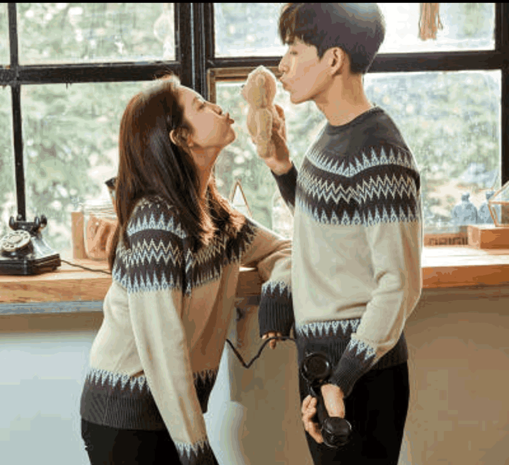 穿上情侣装撒狗粮, 第二套文艺, 最后一套酷酷的哦