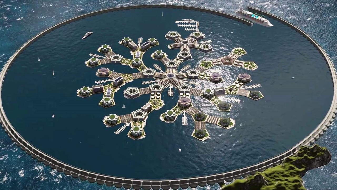 世界上第一个海上漂浮城市,耗资11亿,再大的海水也不怕被淹!