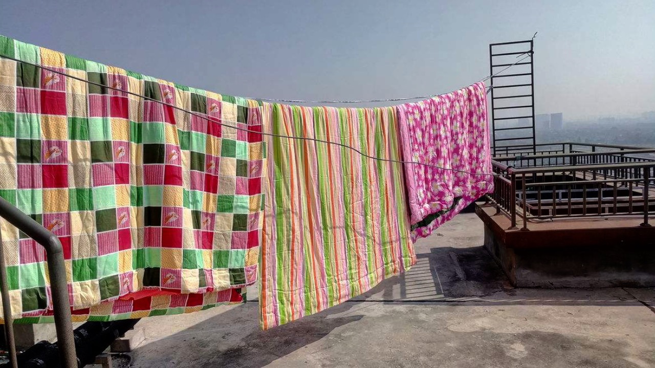 中国人必须到外面晒衣服被子,美国人的衣服为什么从没人晒?