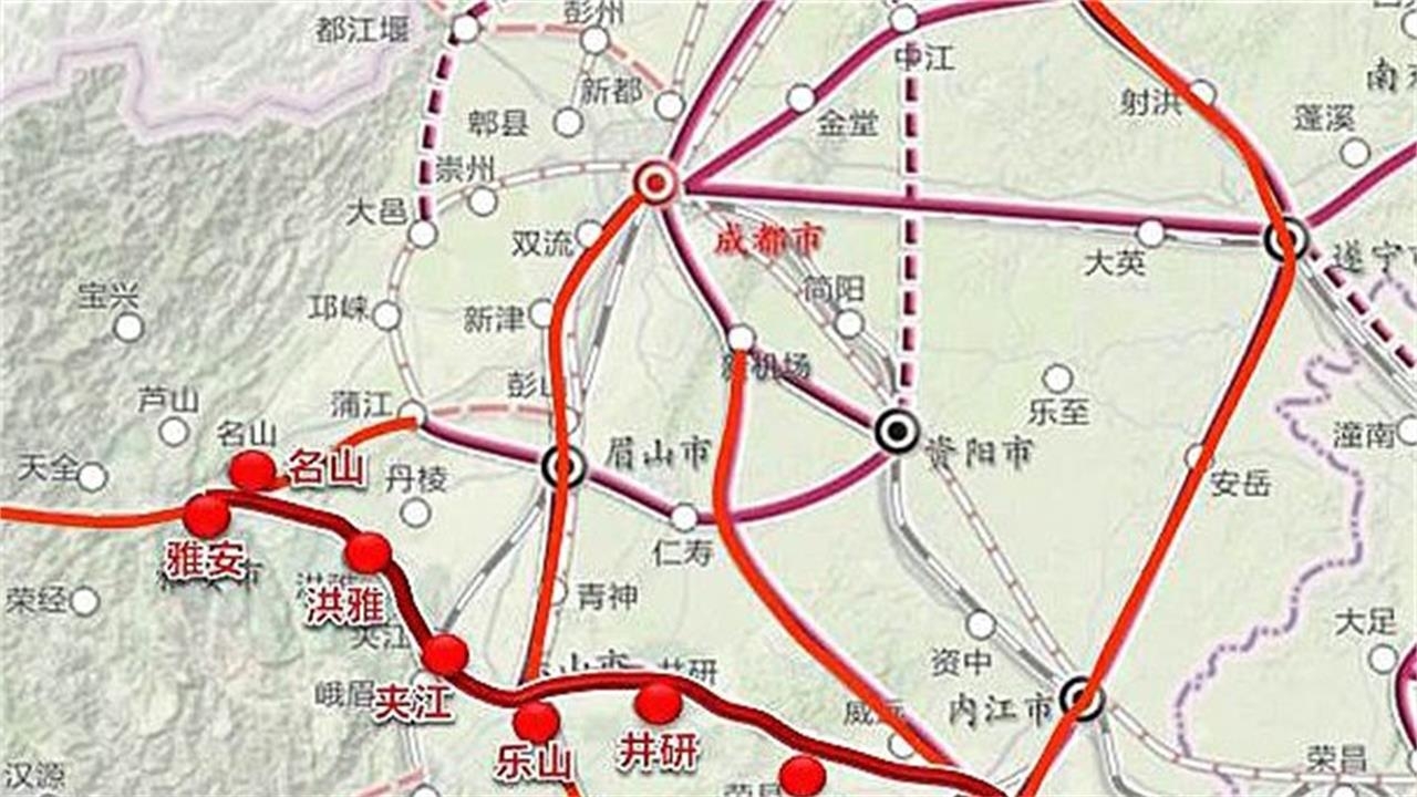 四川又规划一条新高铁,投资280亿,时速350,多个县市获益