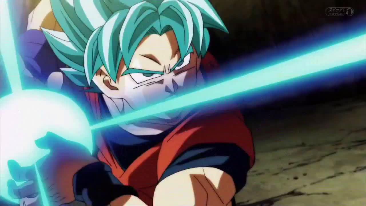 悟空vs吉连-龙珠超109-110集,自在极意功的悟空