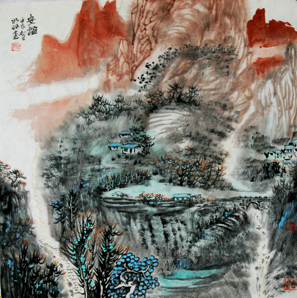 烟波风月尔何如观画家王如何山水画有感