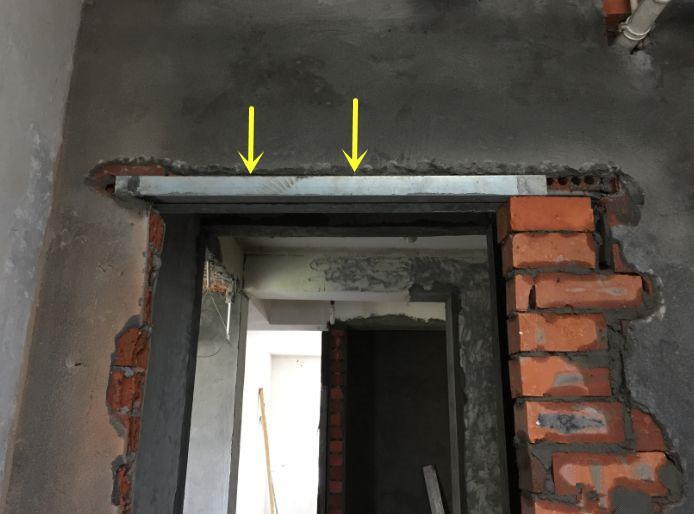 门洞移位,原门过梁拆下再用安全吗?工人:放心!这活我干多了