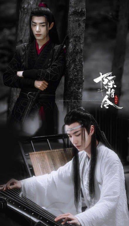《陈情令》"忘羡"上演白衣杀,肖战变卖萌能手,头戴红发卡亮了