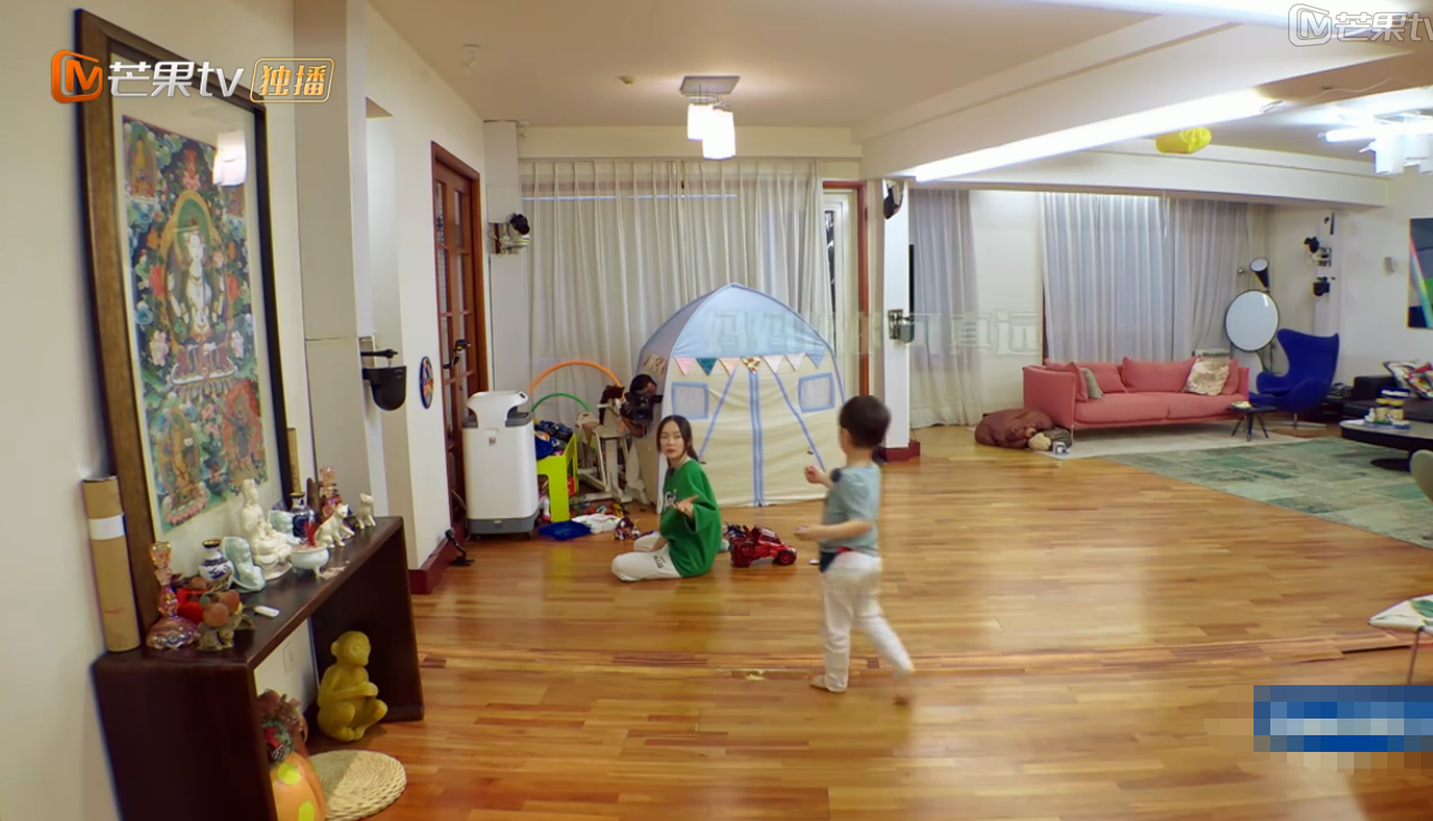 霍思燕家房子很大, 外面的绿化却不好, 整个小区很萧条!