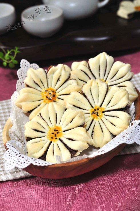 我家最爱酥皮点心,隔一段时间就做一回!这回换个花样,漂亮极了