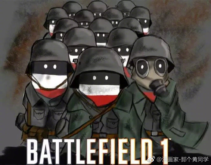 精美二战波兰球插画