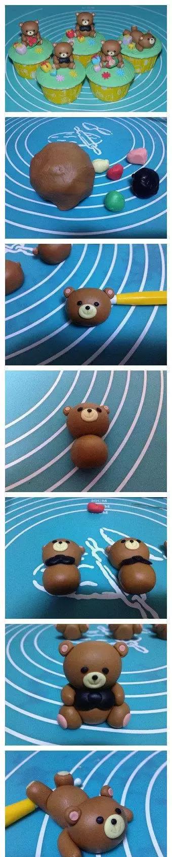 想在狂风暴雨般的世界里放松下来,你可以试试用彩泥捏一只轻松熊