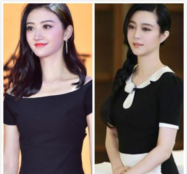 范冰冰和景甜"咬耳朵", 景露出长腿, 魅力不凡!