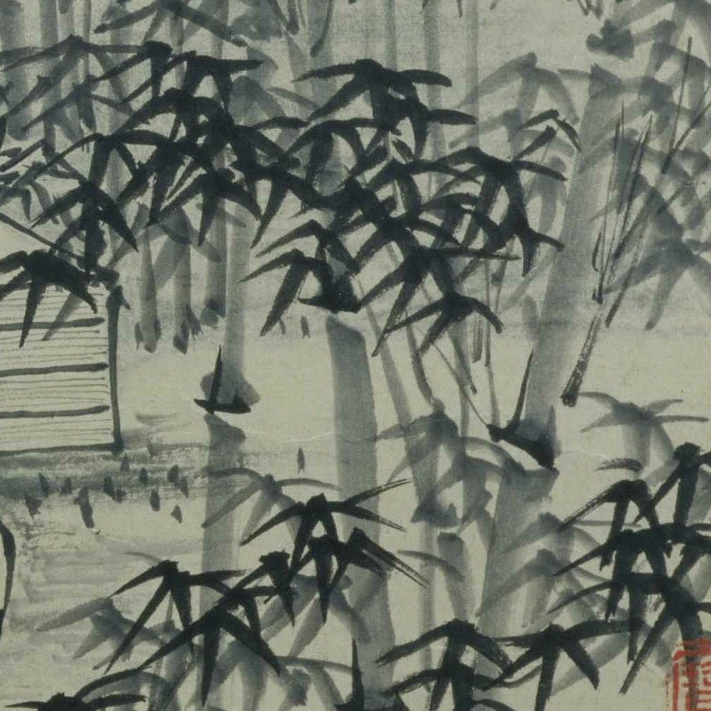 朱瞻基《武侯高卧图》卷,故宫博物院藏