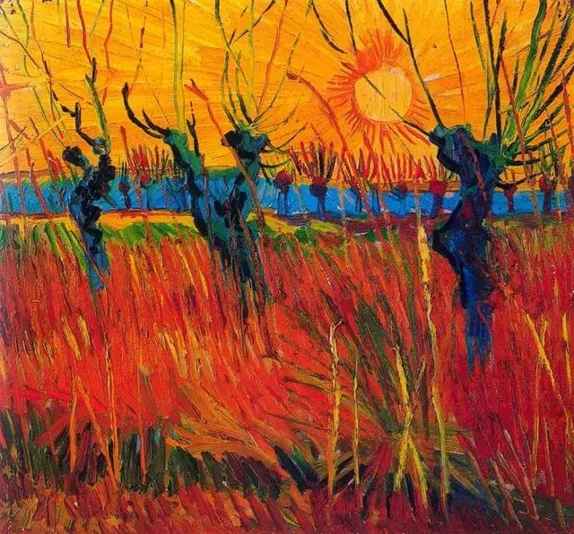 梵高笔下的金色的麦浪