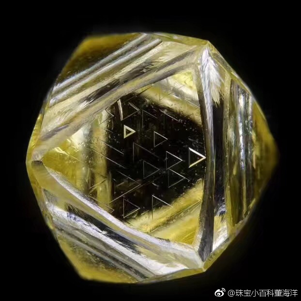 钻石中的图腾密码倒三角蚀相自然的印记