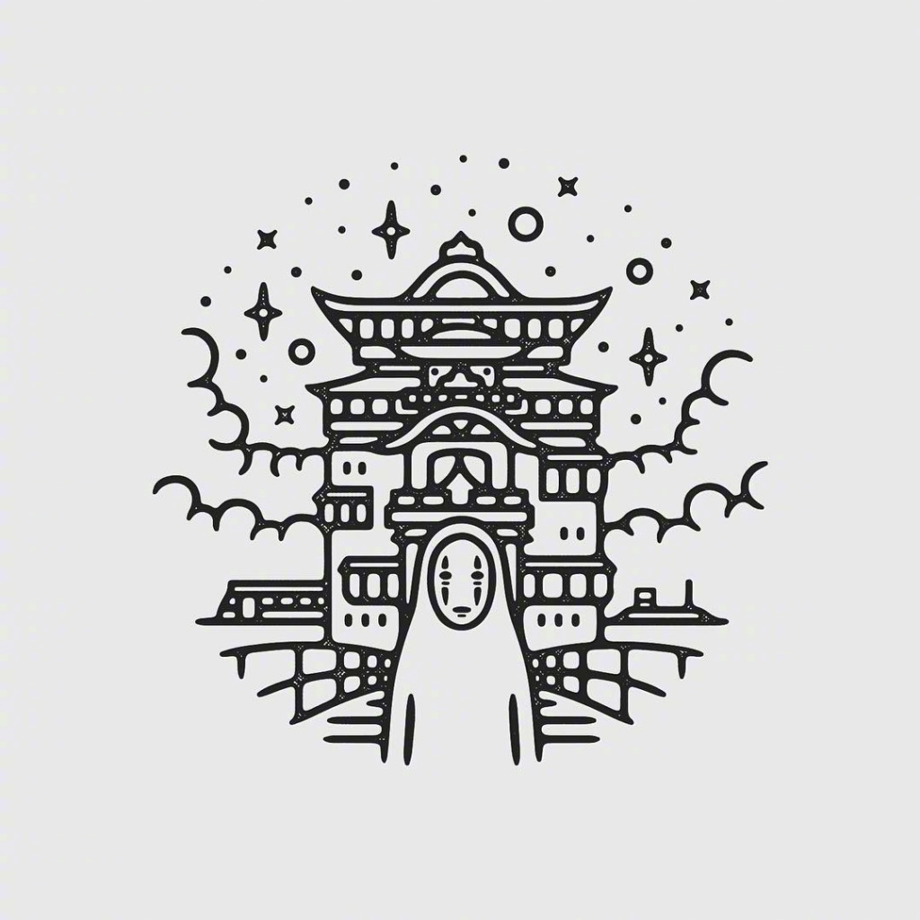 来自英国插画师liamashurst线性图案设计liamashurst