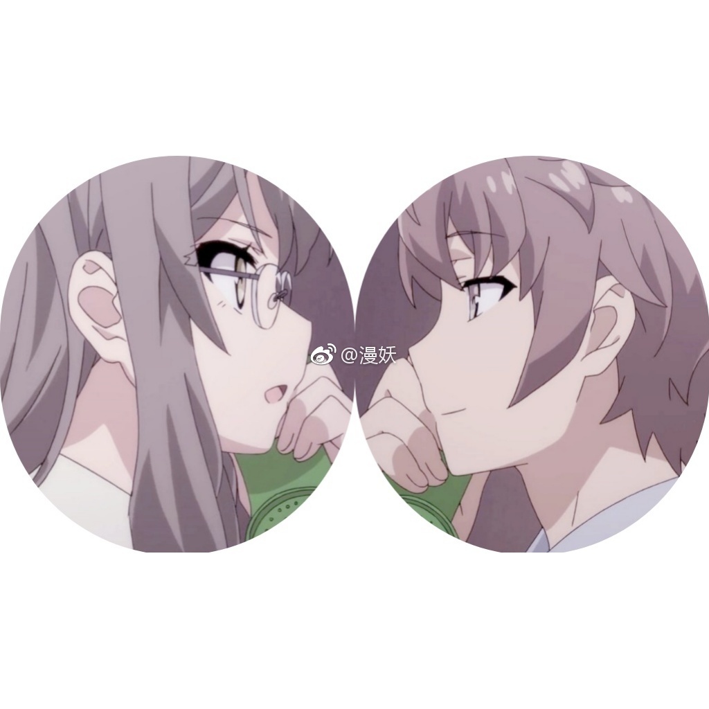 情侣头像丨梓川咲太和双叶理央77青春期笨蛋不做兔女郎学姐的梦