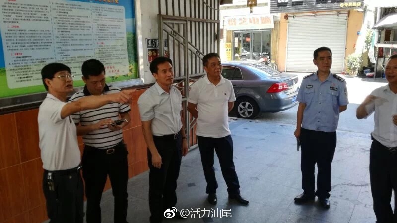 汕尾身边事# 9月15日上午,海丰副县长,公安局长卓雄峰到海丰县梅陇镇