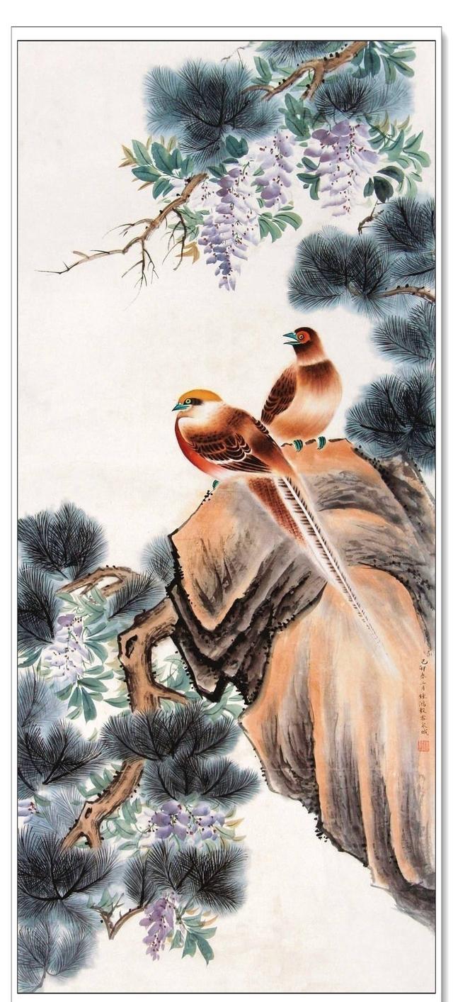 钟质夫清新俊逸的花鸟欣赏