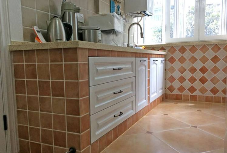 砖砌橱柜,让你的装修预算又省了不少|橱柜|预算|台面_新浪新闻