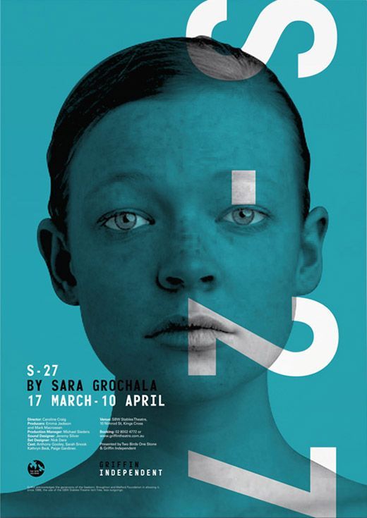 一组单色海报设计