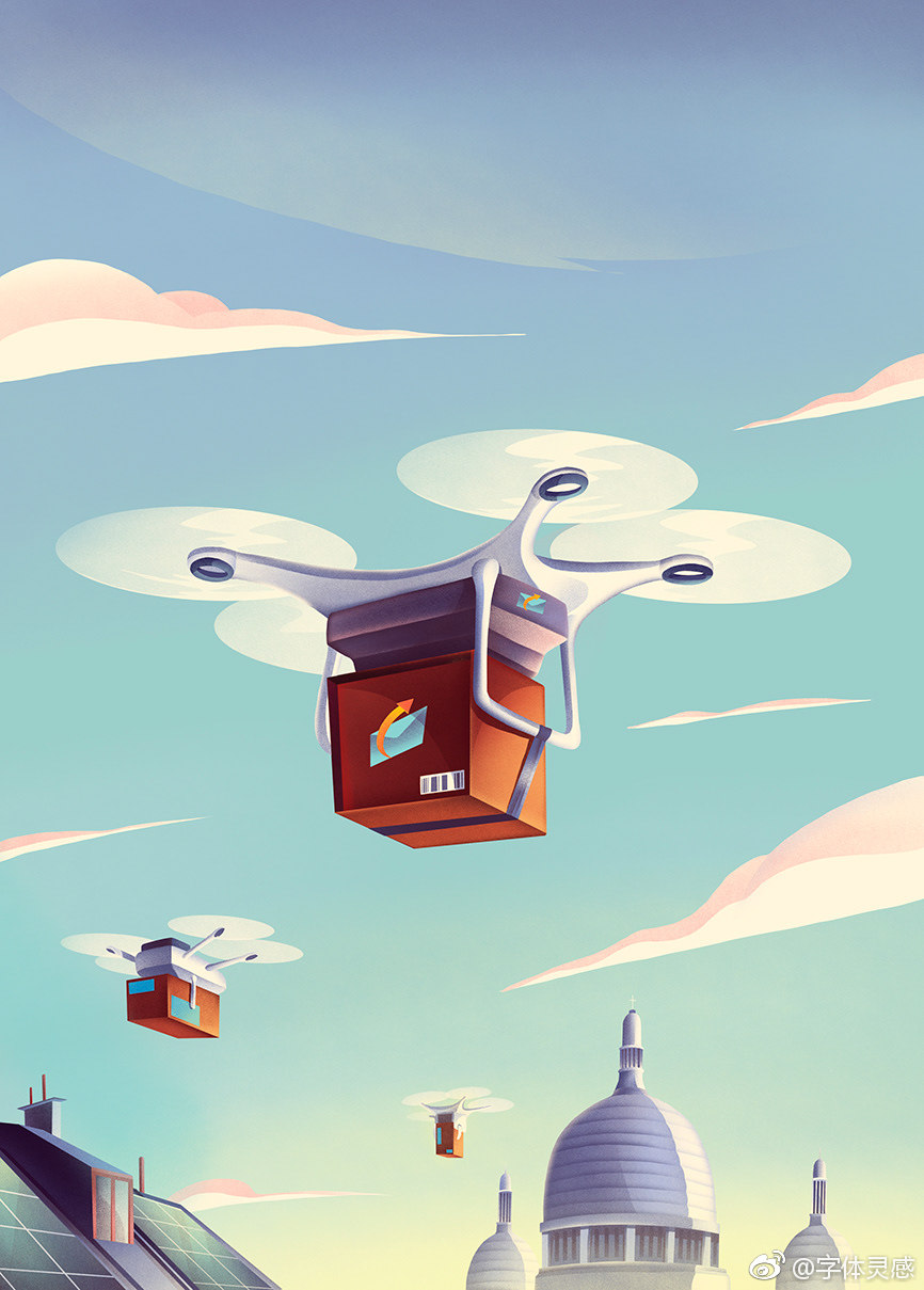 未来生活幻想插画 cap digital