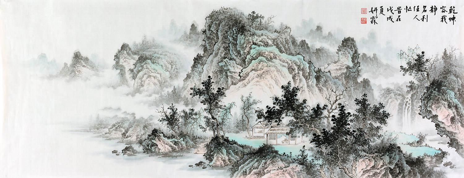 家居挂画什么好 精品山水打造美丽家居|国画|家居|挂画_新浪新闻