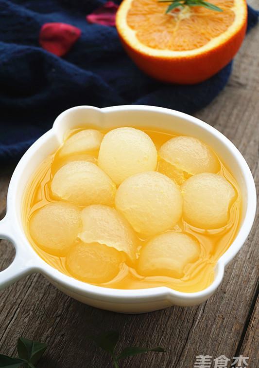 橙汁冬瓜球的做法