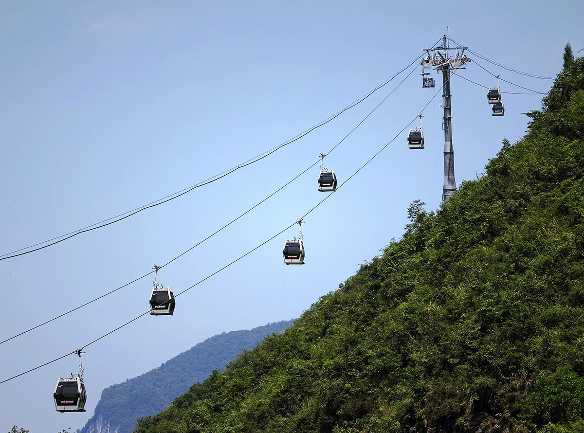 重庆除了长江索道 还有世界最长沿江索道