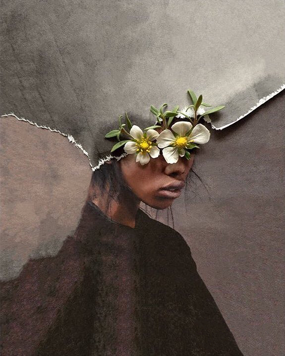 花卉与图片拼贴画.by maja egli/瑞士