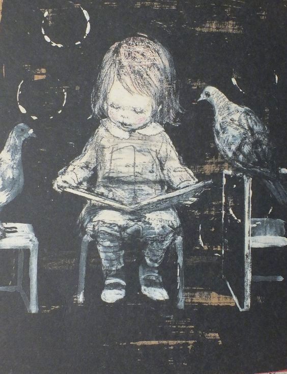 童年——酒井驹子作品欣赏,她的绘本作品常常从自己的童年印象出发