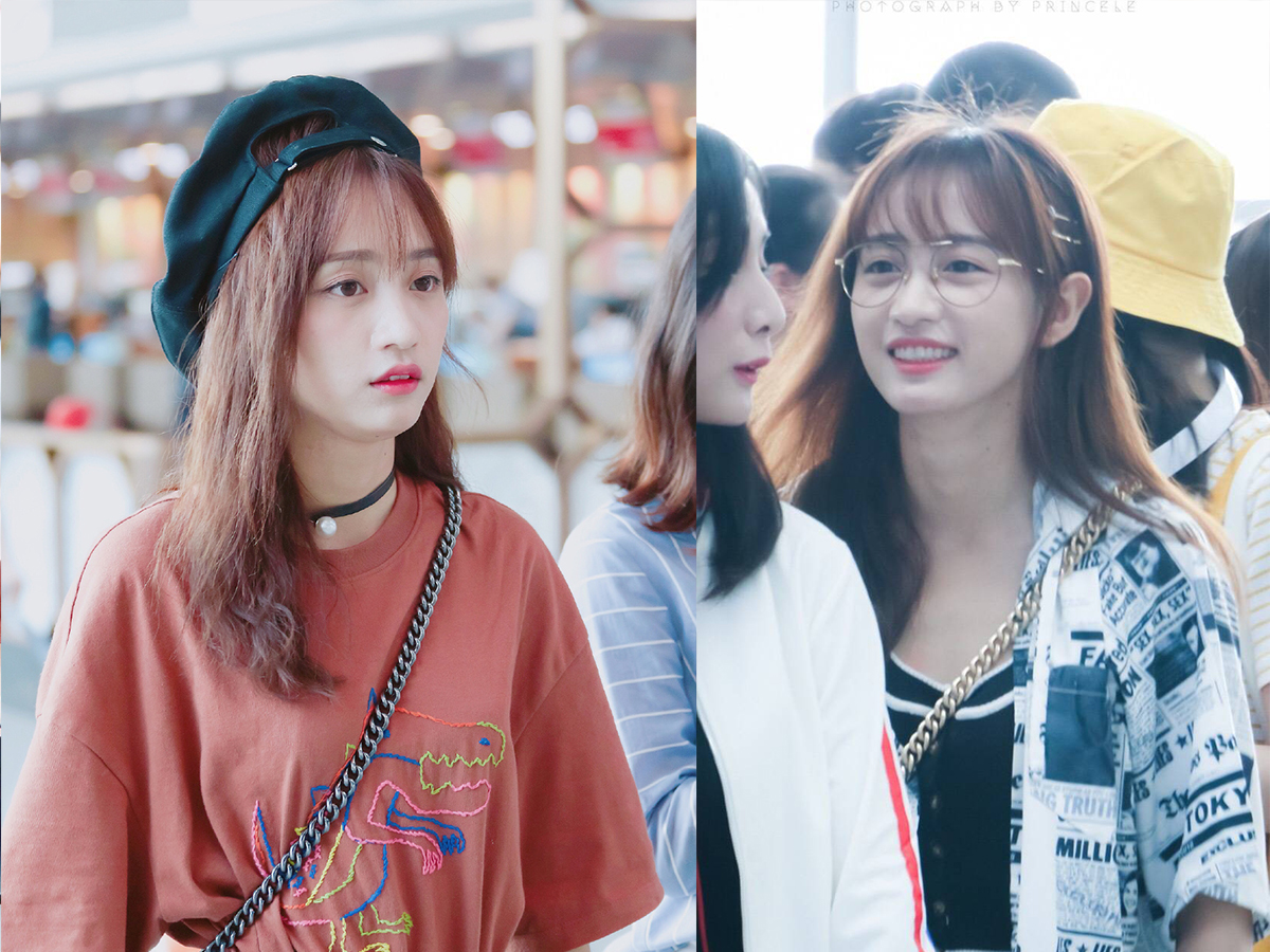 snh48黄婷婷真会玩,刚穿完"报纸",又在t恤外面包裙子!